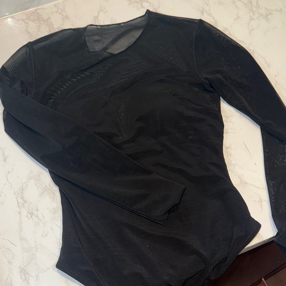 Amazon Black Long Sleeve Bodysuit